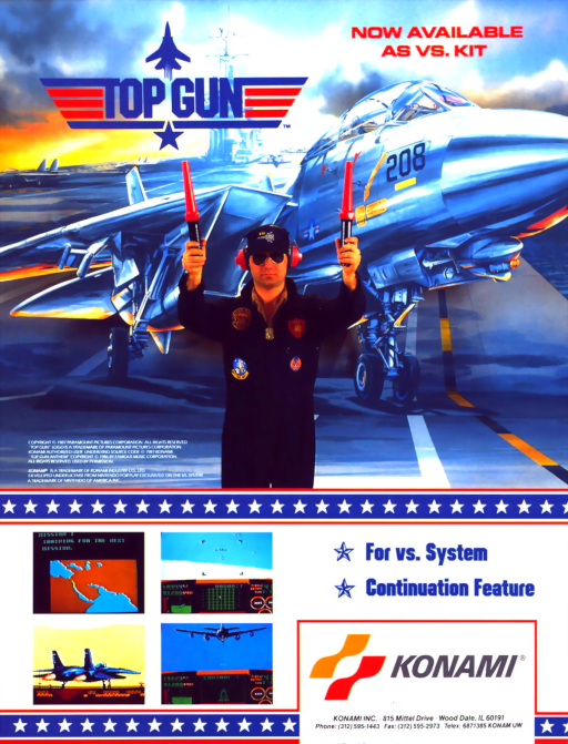 Vs. Top Gun MAME2003Plus Game Cover